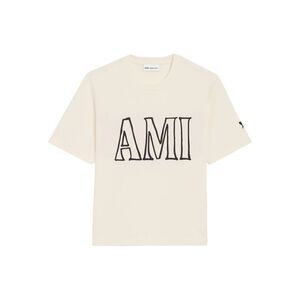 Ami Paris Neutrals T-Shirts & Vests - T-Shirts Men